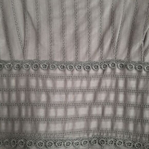 FRANCESCA MAMMOLITI Sleeveless Babydoll Scoop Neck Dress Black Sz 10 - Picture 10 of 16